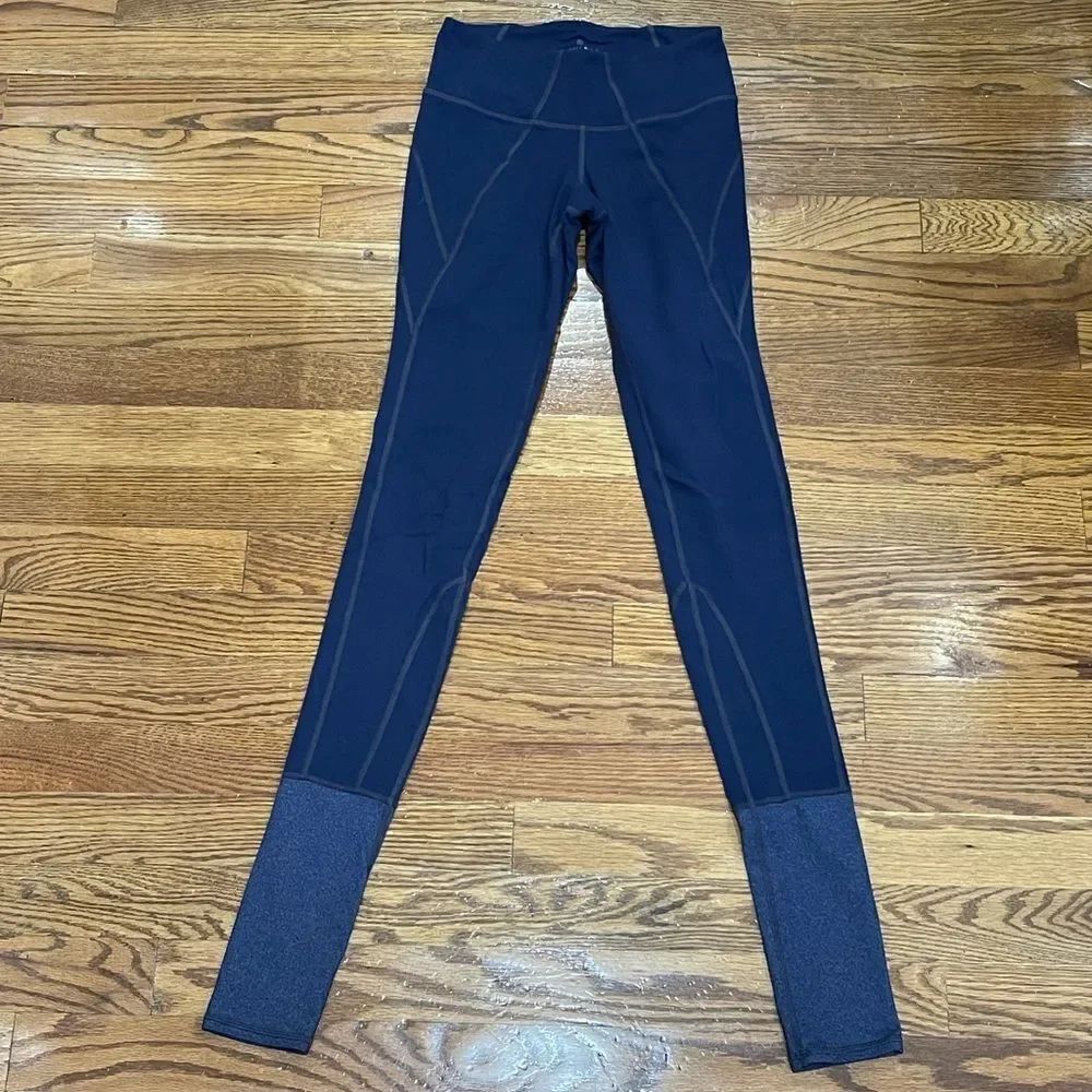 Athleta Plie Tight Navy Blue Leggings. XXS